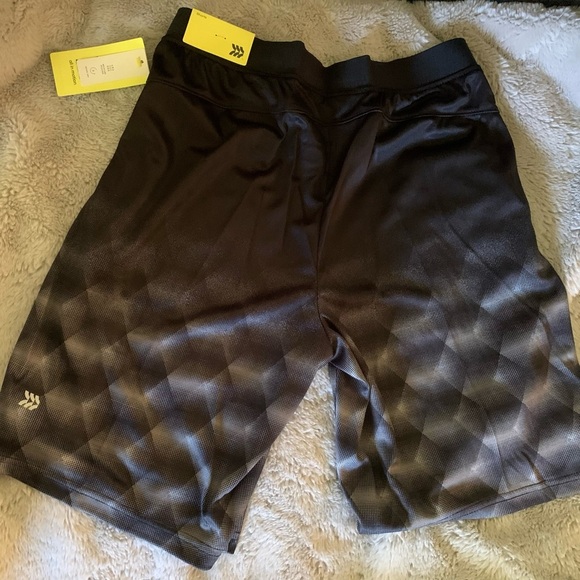 All in Motion Black and Gray Kids Shorts - Picture 2 of 3
